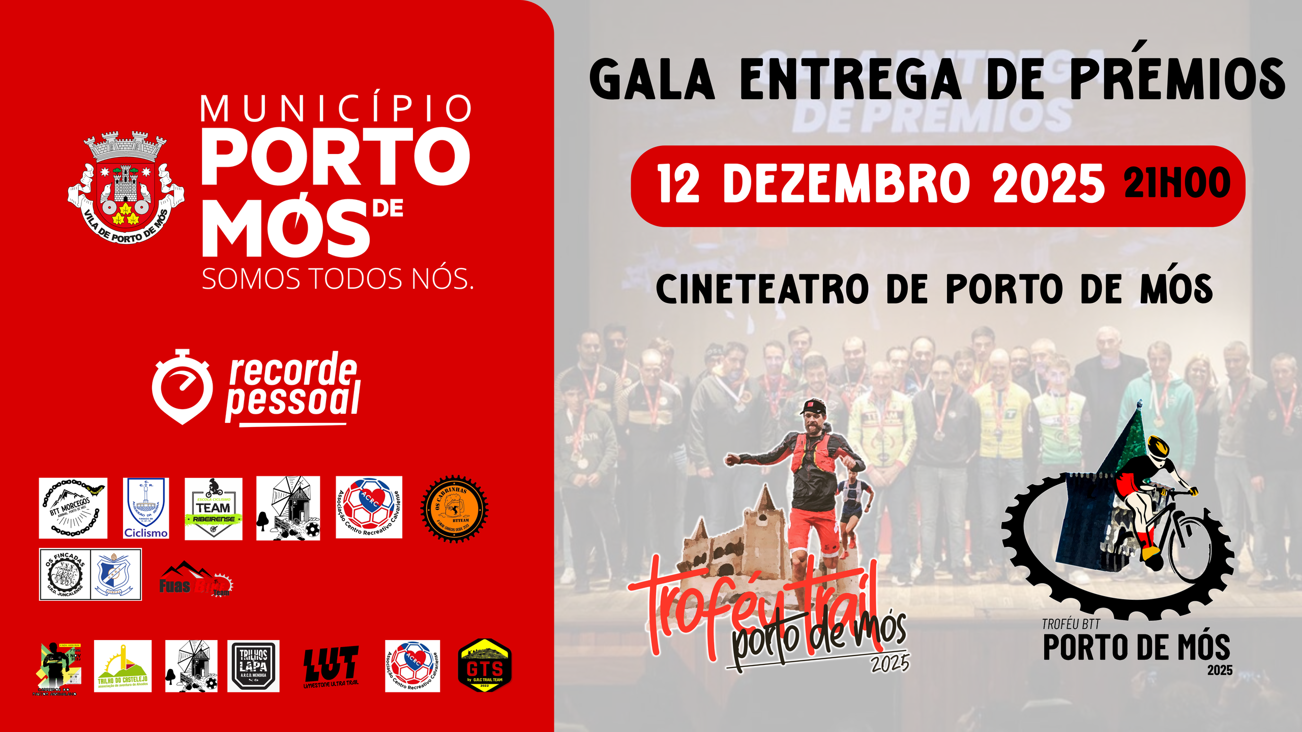 Gala de Entrega de Prémios Troféu Trail e Troféu BTT