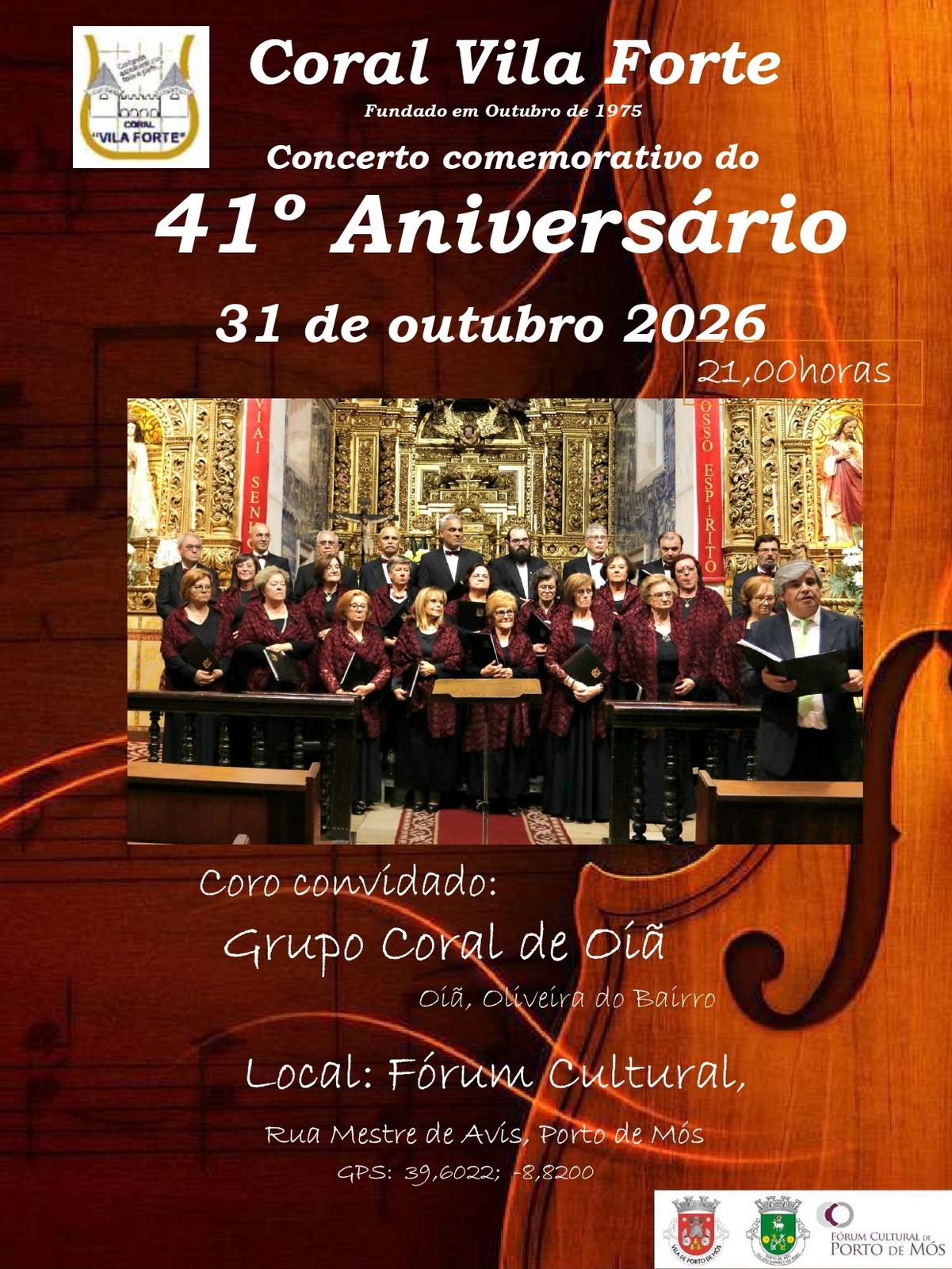 Concerto Coral - 41º Aniversário do Coral Vila Forte