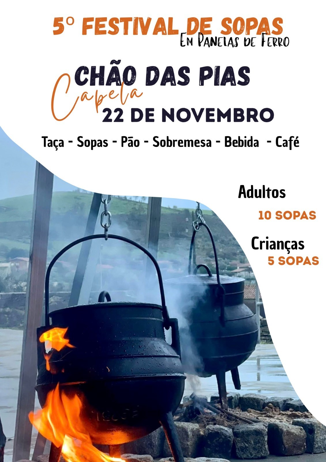 5ยบ Festival de Sopas em Panelas de Ferro