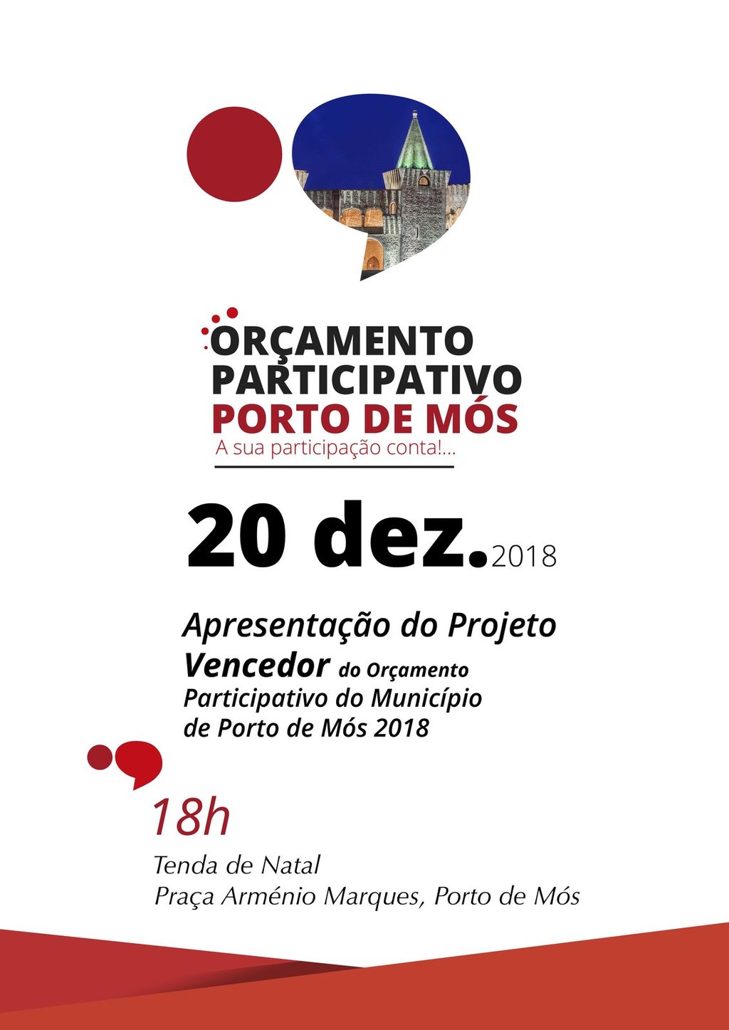 Cerimónia de Apresentação do Projeto Vencedor do Orçamento Participativo