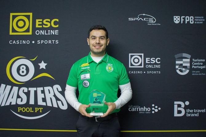 João Grilo (Sporting) vence 4.º ESC Online Masters de Pool PT em Porto de Mós