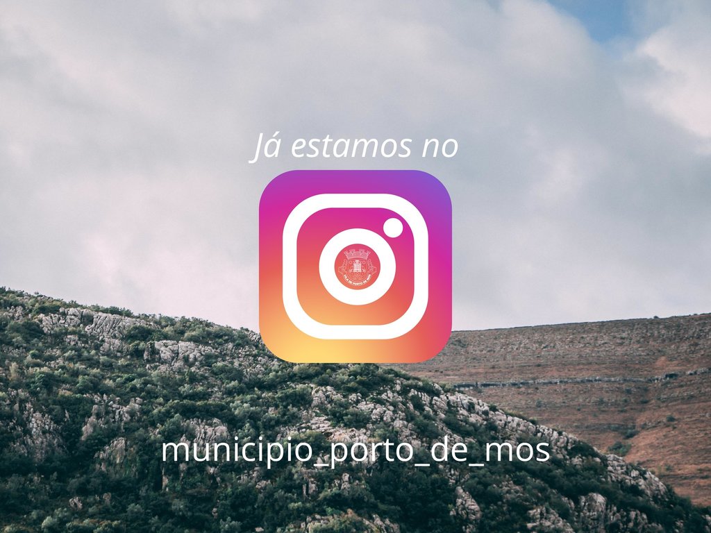 Já estamos no Instagram