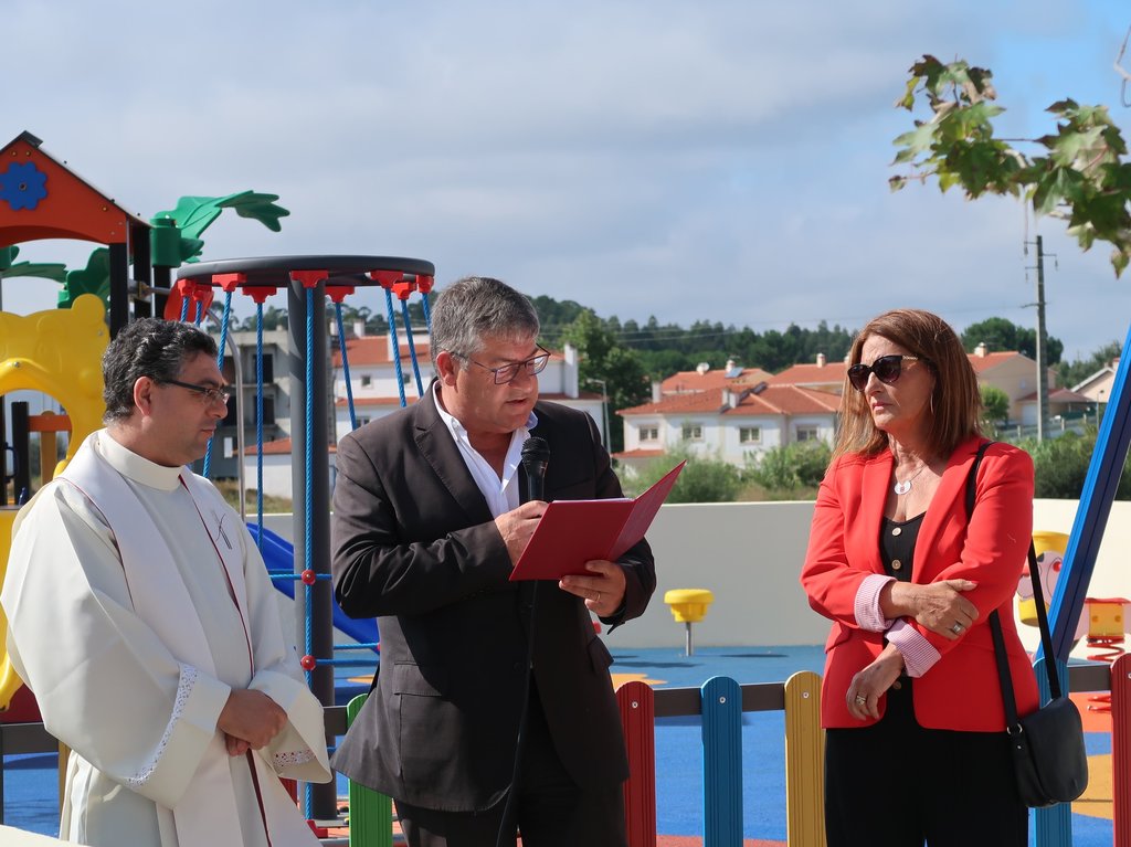 Inauguração do Parque Infantil da Calvaria de Cima