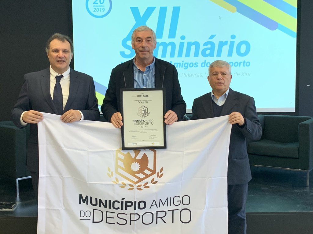 Bandeira “Município Amigo do Desporto” entregue a Porto de Mós
