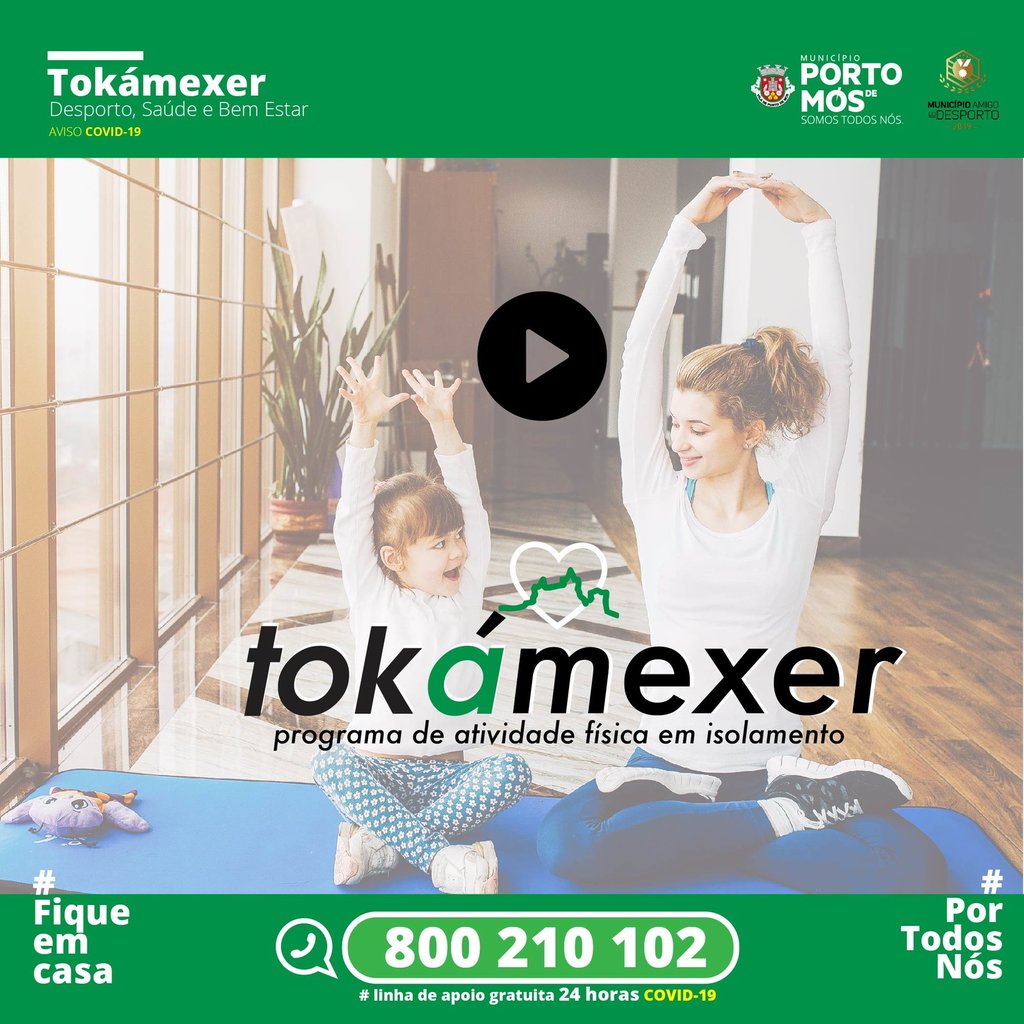 Tokámexer – programa de atividade física em isolamento 