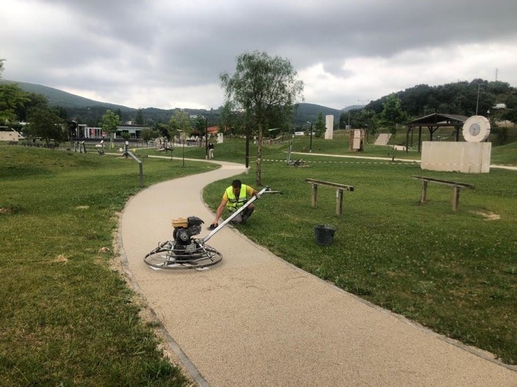 Empreiteiro retomou obras do Parque Verde