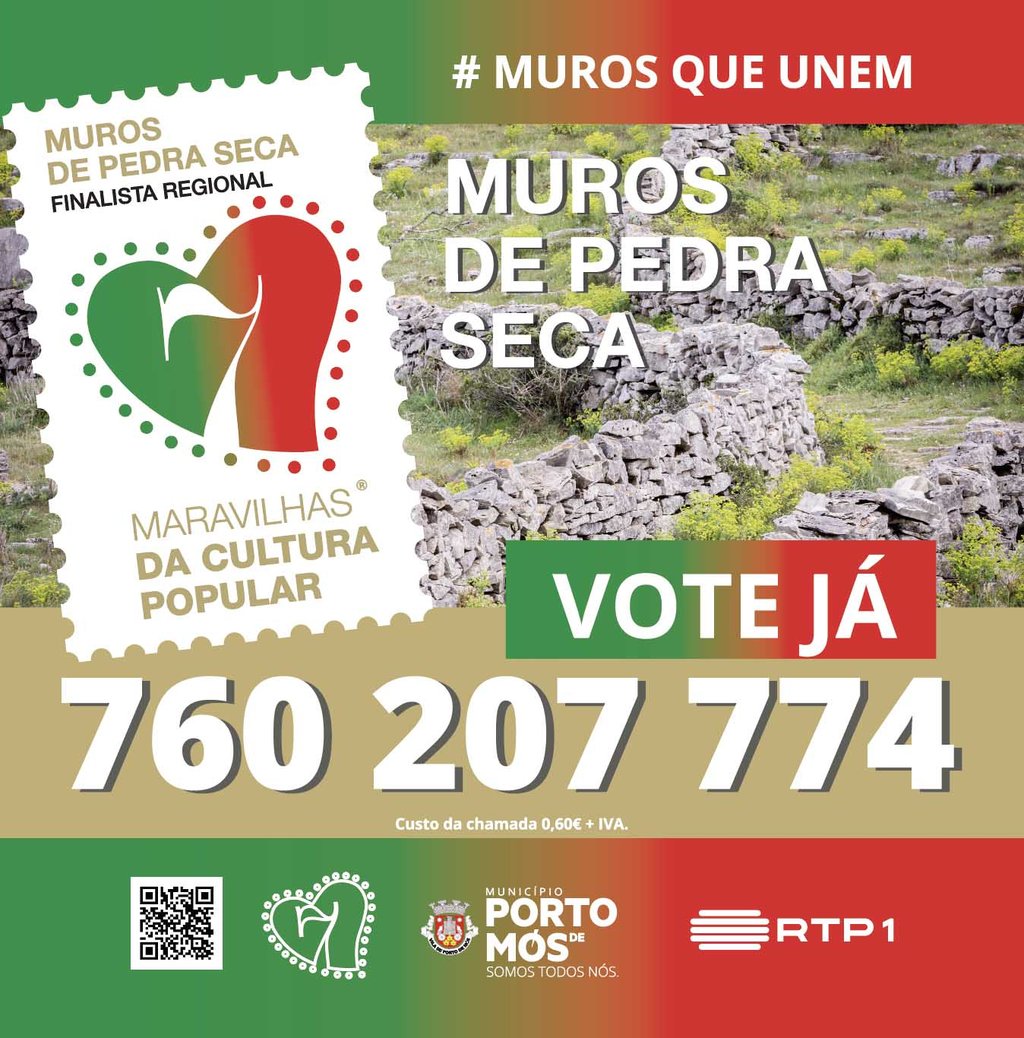 MUROS DE PEDRA SECA |  MARAVILHA DE TODOS NÓS! VOTE JÁ: 760 207 774 ( 0.60 € + iva )