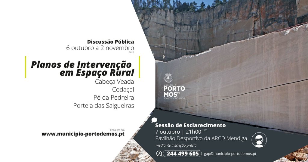 Discussão Pública - Planos de Intervenção em Espaço Rural (PIER) 