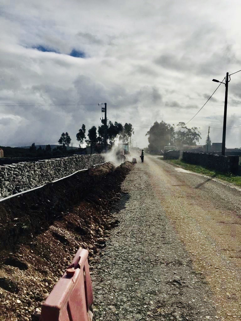 Iniciou mais uma fase do alargamento da rede de abastecimento de água a São Bento