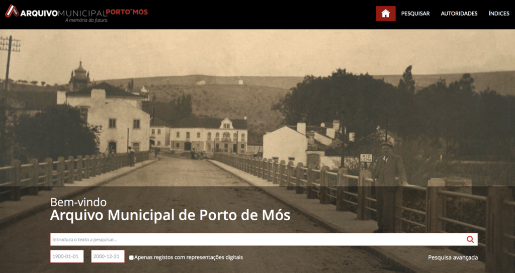 Lançamento da Plataforma Digital do Arquivo Municipal de Porto de Mós
