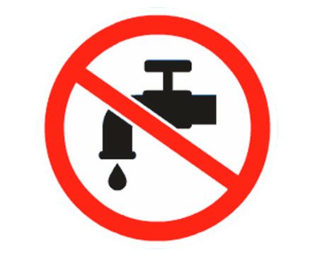 AVISO - CORTE DE ÁGUA