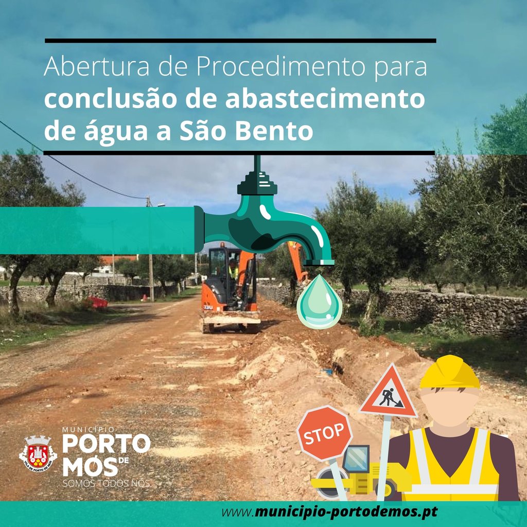 Conclusão de Abastecimento de Água a São Bento