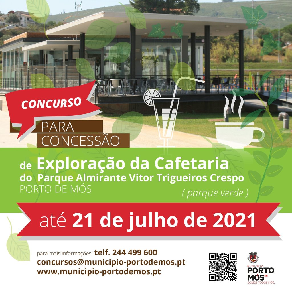 Concurso para Concessão da Exploração da Cafetaria do Parque Almirante Vítor Trigueiros Crespo