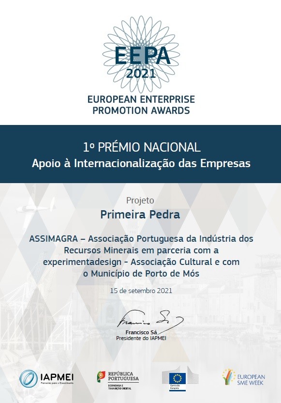 1º Prémio Nacional de Apoio à Internacionalização das Empresas entregue a Porto de Mós