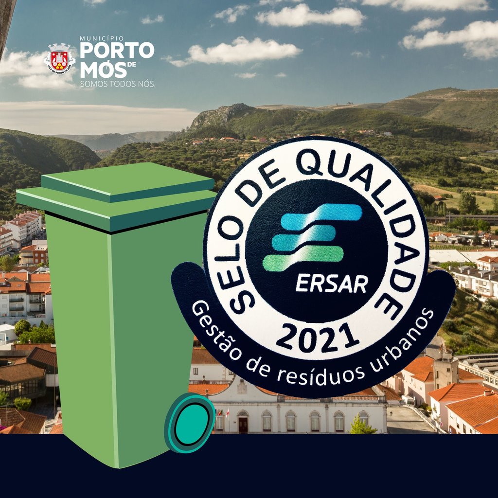 Selo de Qualidade do serviço de gestão de resíduos urbanos entregue a Porto de Mós