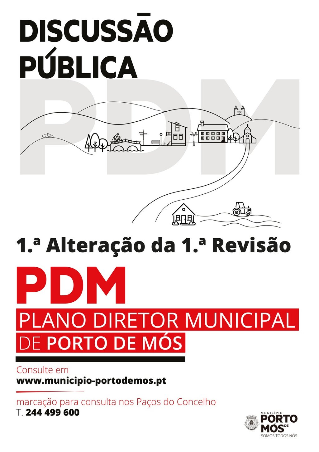 1.ª Alteração da 1.ª Revisão do PDM de Porto de Mós - Discussão Pública