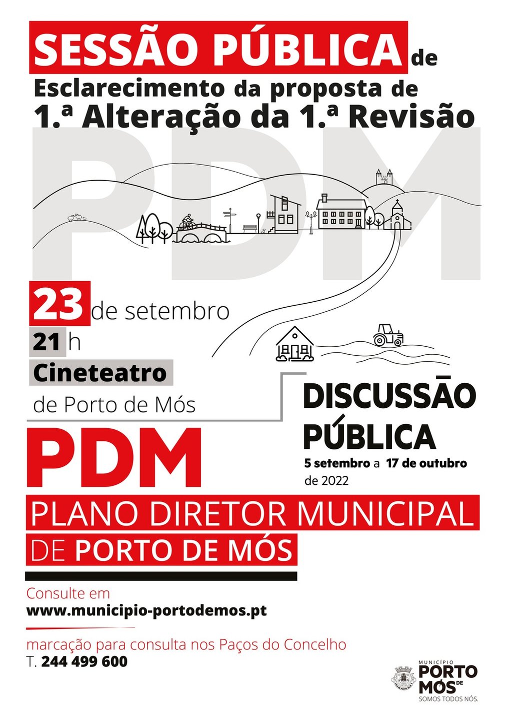 Proposta da 1ª Alteração da 1ª Revisão do PDM – Sessão Pública de Esclarecimento