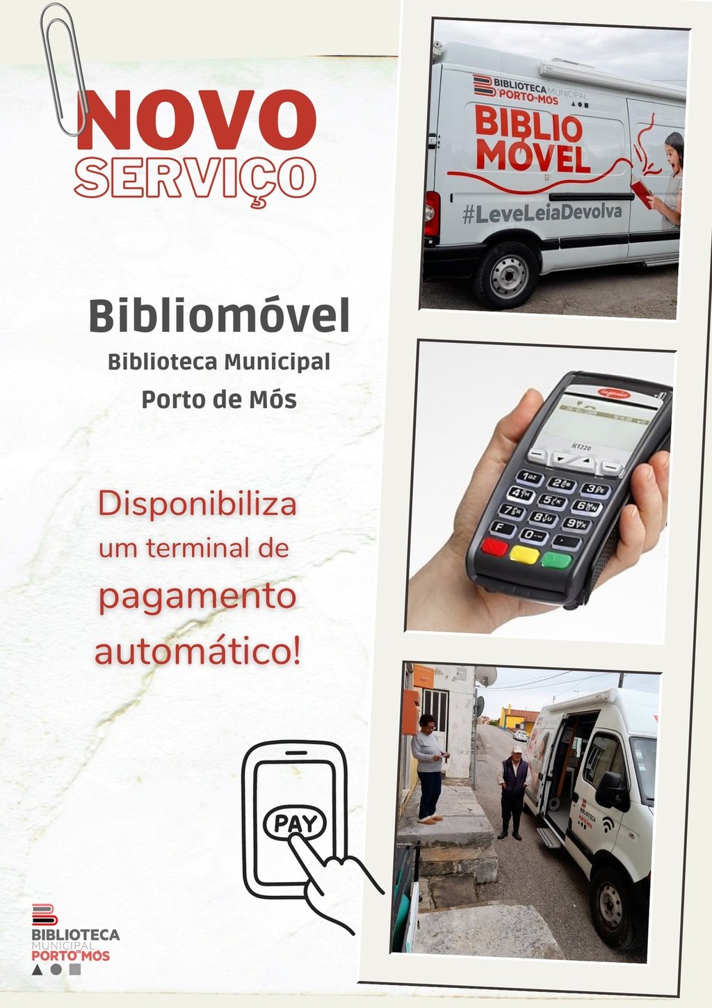 Bibliomóvel disponibiliza pagamentos de serviços via multibanco