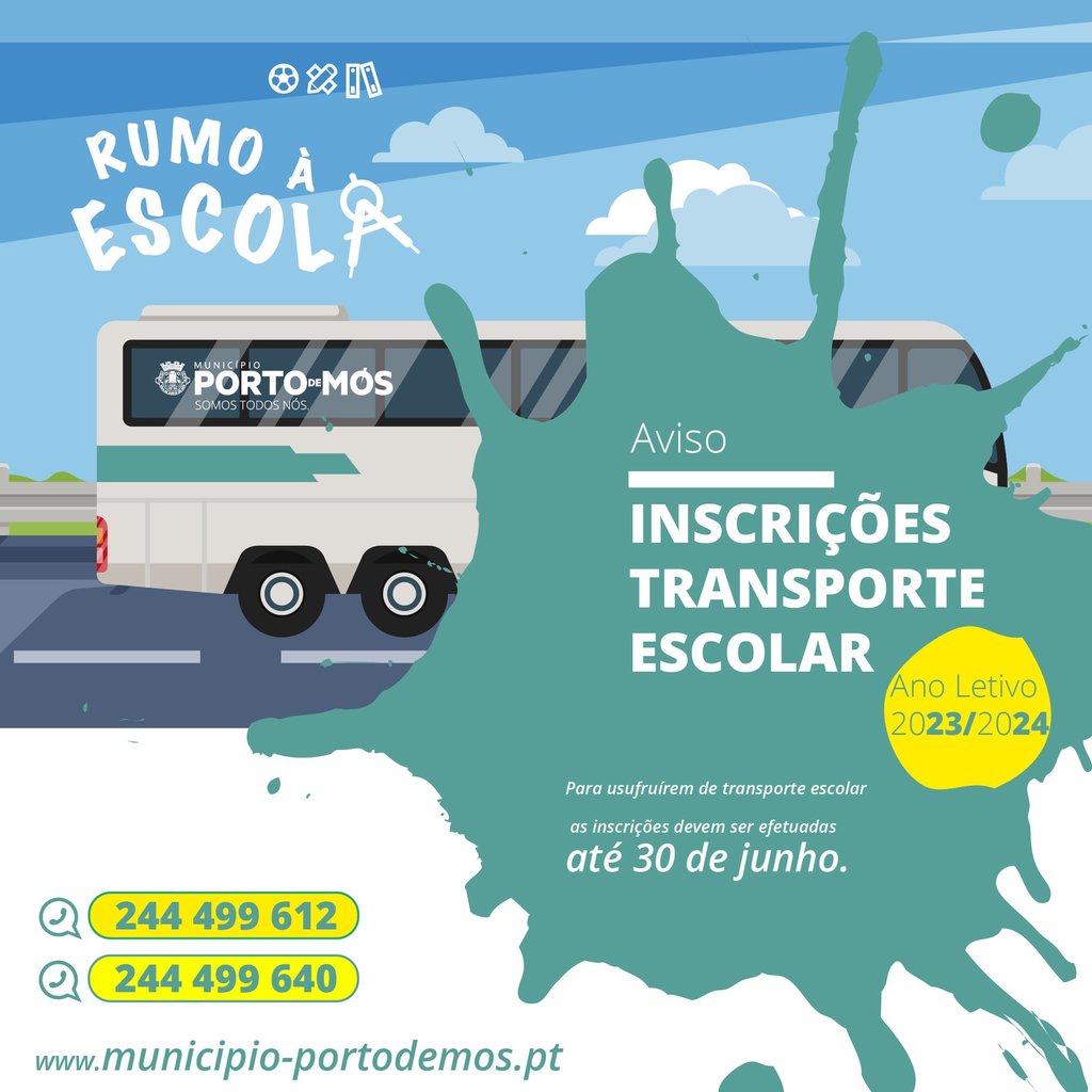 Transportes Escolares - Inscrições abertas