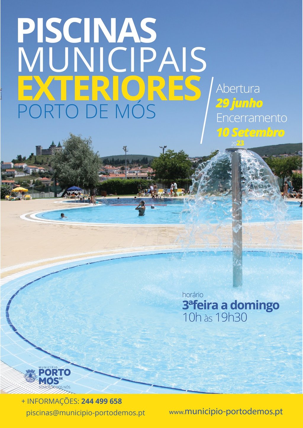 Abertura das Piscinas Municipais Exteriores