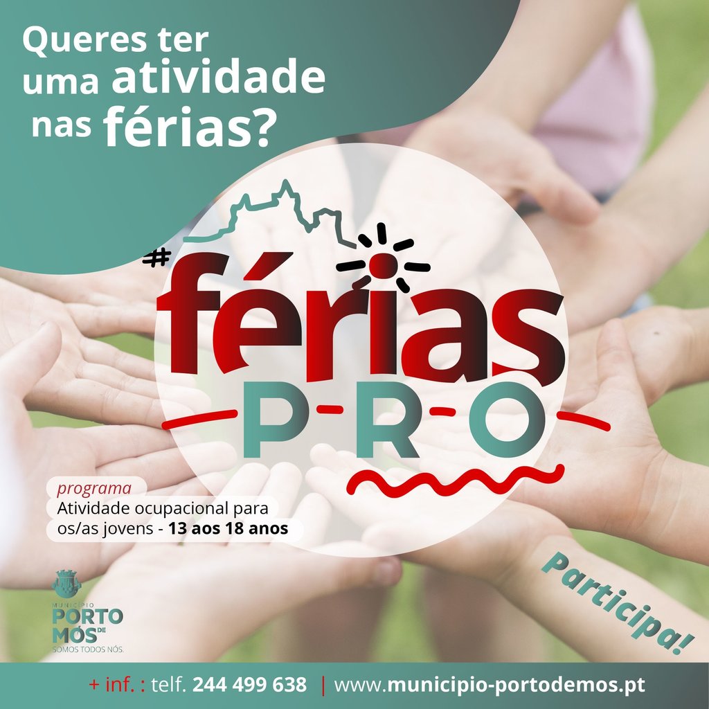 Férias PRO - Queres ter uma atividade nas férias?