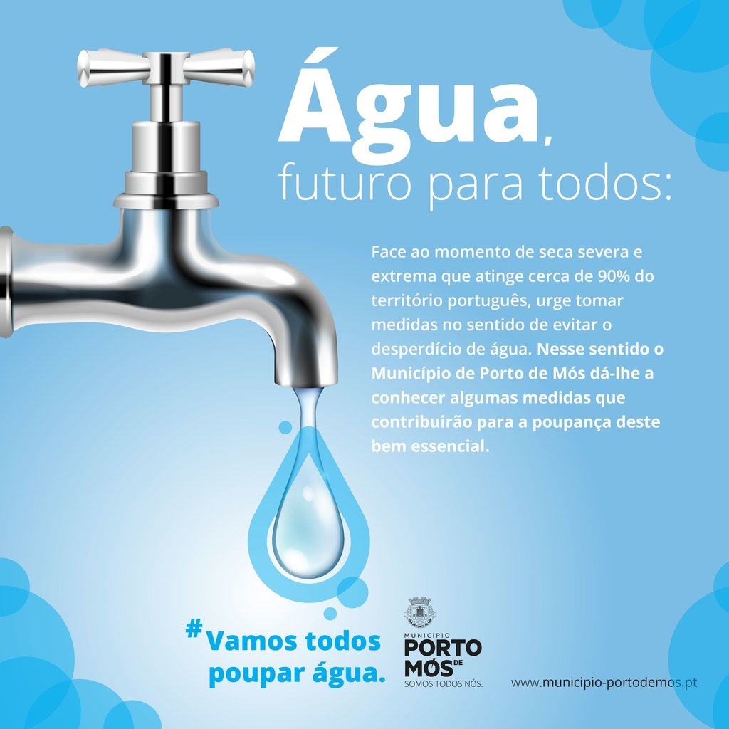  #Vamos todos poupar água