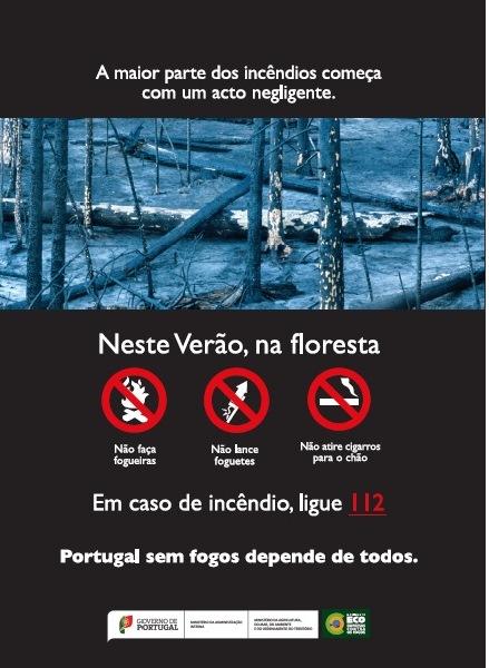 Campanha de prevenção de incêndios florestais