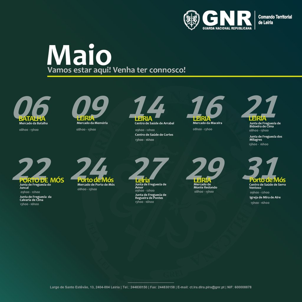 GNR - Sessões de esclarecimento à população - Maio 2024