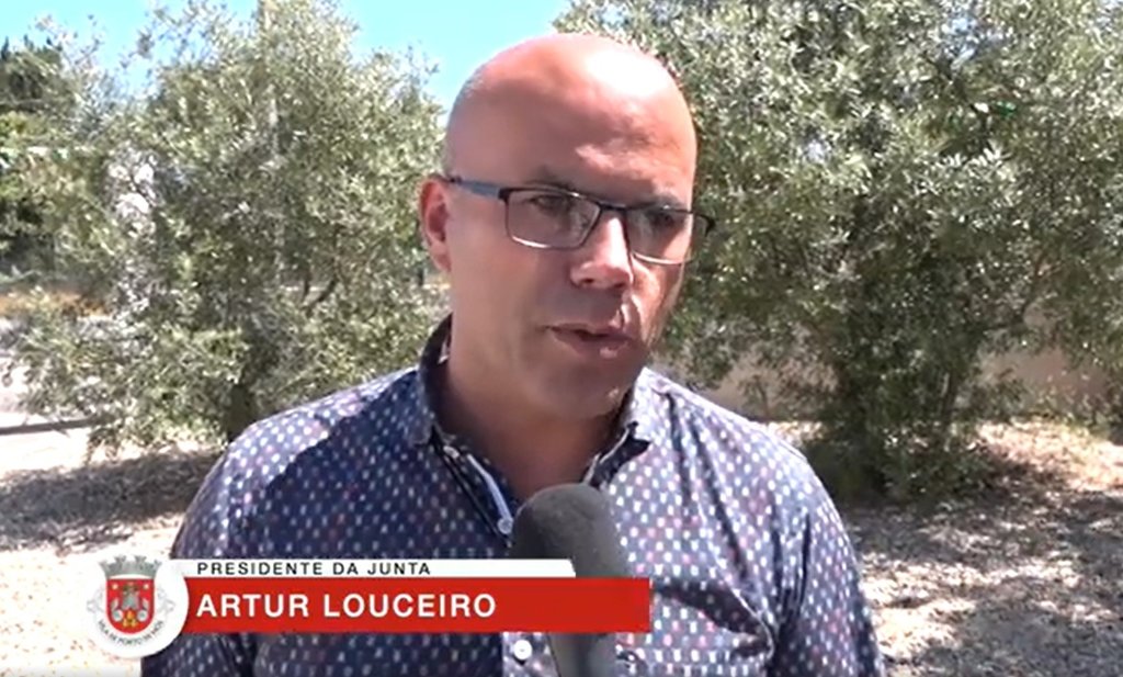 Comitiva municipal em visita à freguesia do Juncal