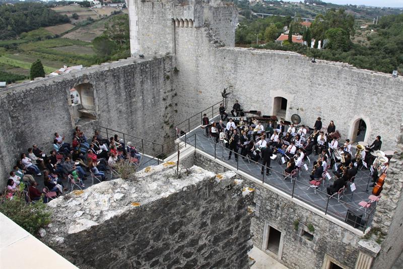 Castelo recebeu Banda Sinfónica de Leiria para encerramento da campanha "O Cano é que paga"