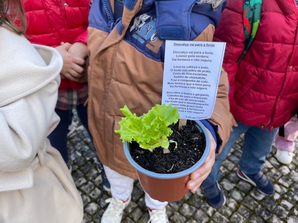 Alunos distribuem Poesia pela vila!