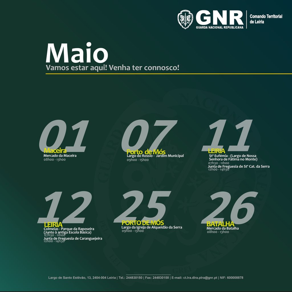 GNR faz sessões de esclarecimento à população - Maio 2025