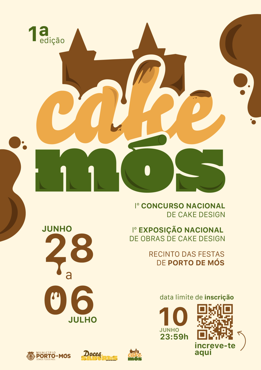Inscrições Abertas - 1.º Concurso Nacional de Cake Design – CakeMÓS