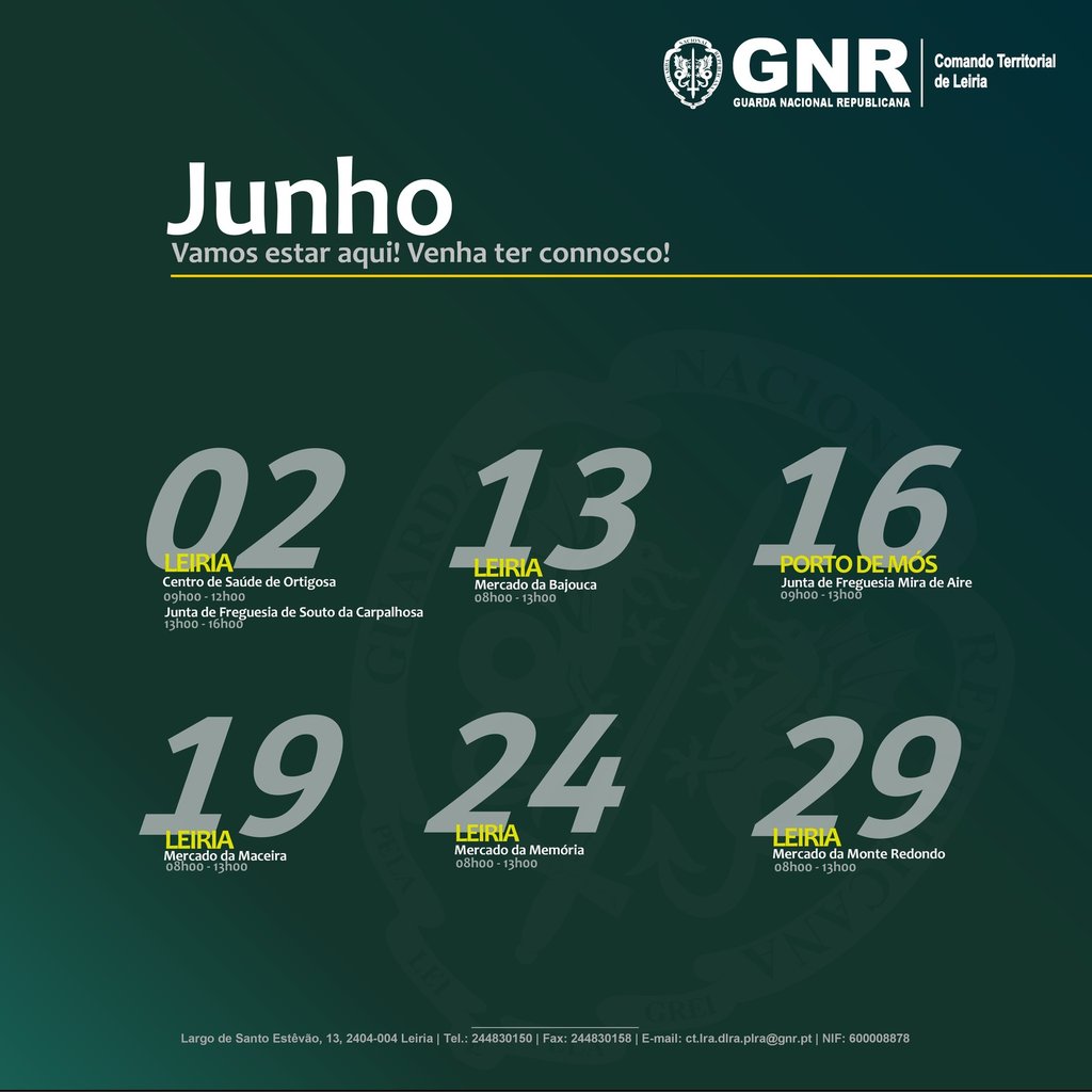 GNR faz sessões de esclarecimento à população - Junho 2025