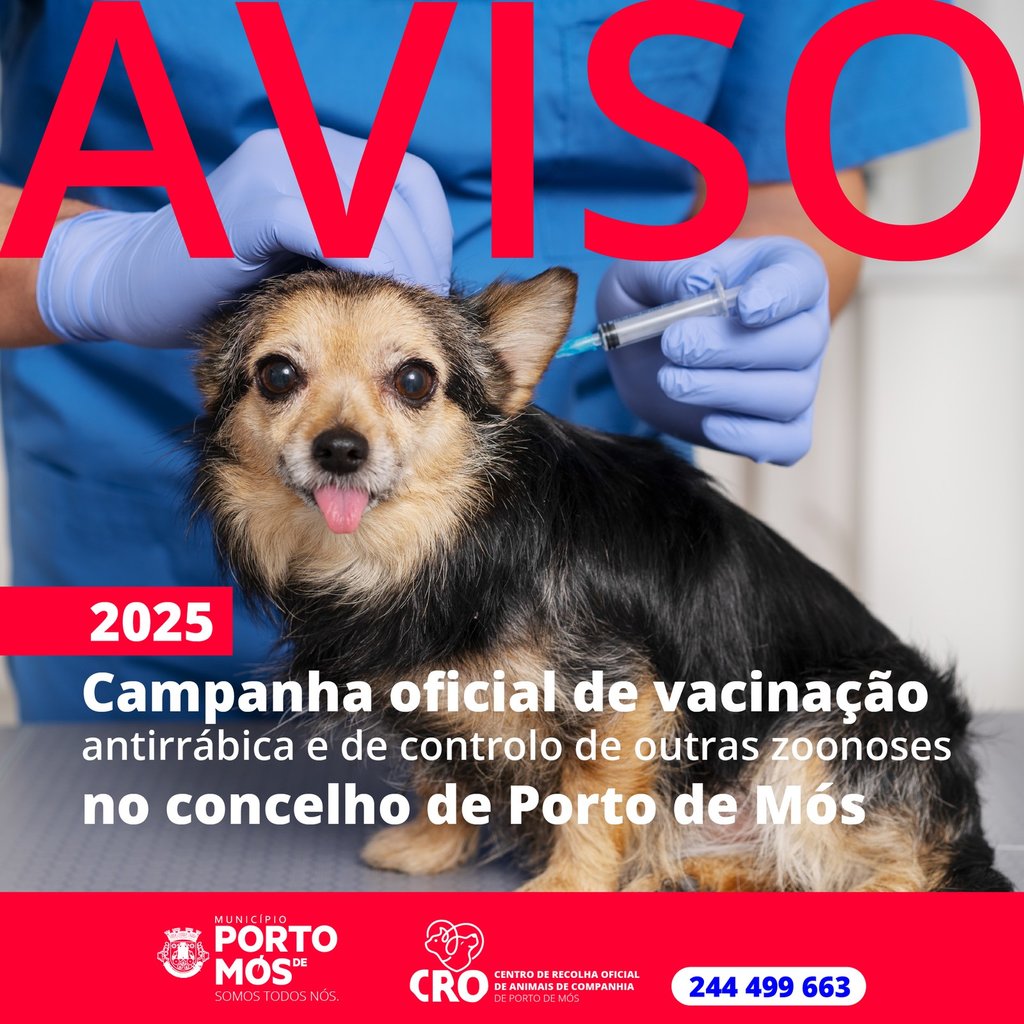 Campanha Oficial de Vacinação Antirrábica 2025