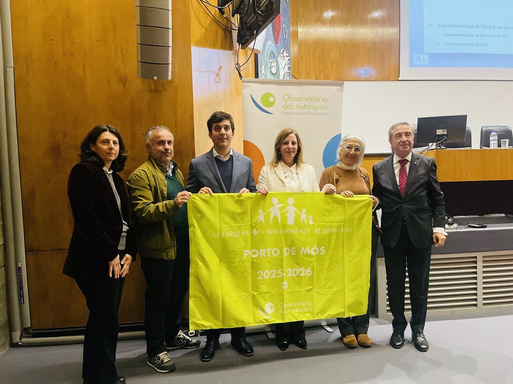 Porto de Mós volta a receber distinção Autarquia Familiarmente Responsável