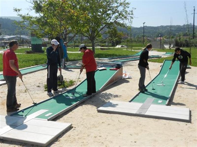 Parque Verde recebeu formação em Minigolfe