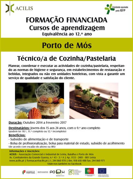 Acilis Promove Curso de Cozinha/Pastelaria
