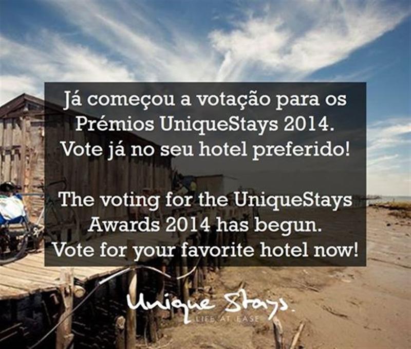 Hotel Cooking and Nature foi nomeado para o prémio UniqueStays 2014. Vote Já!
