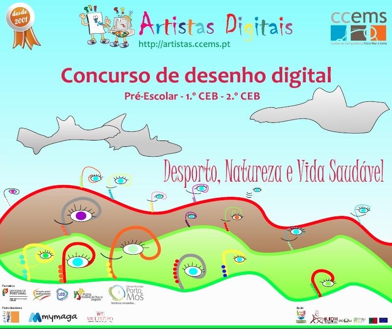 concurso de desenho digital