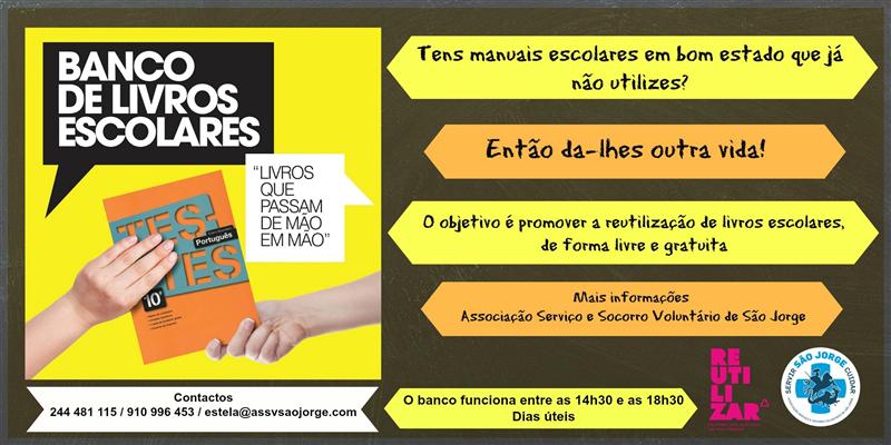 contribua para o banco de livros escolares