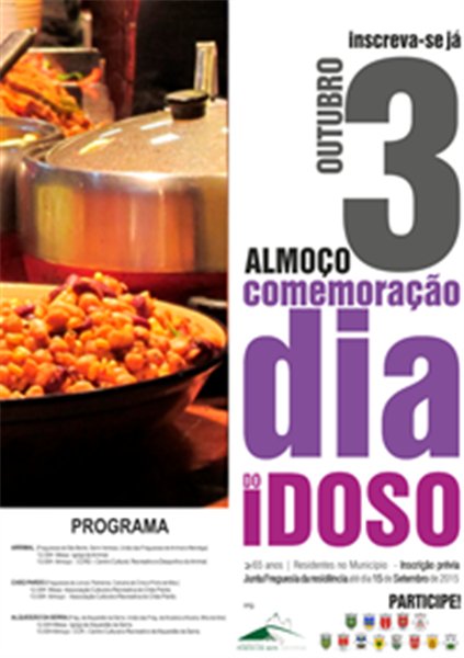 inscrições abertas para o almoço do idoso