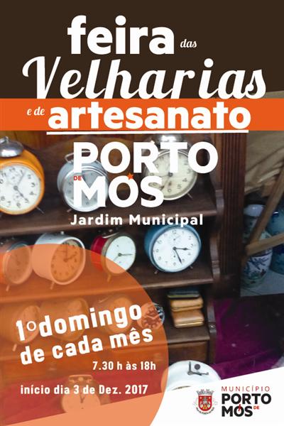 Jardim Municipal acolhe Feira de Velharias e Artesanato todos os meses