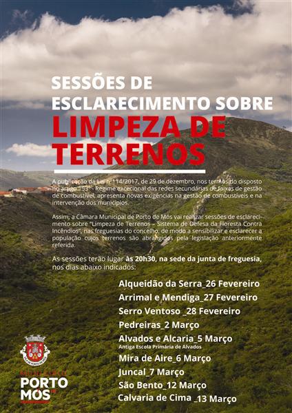 Câmara Municipal promove sessões de esclarecimento sobre limpeza de terrenos