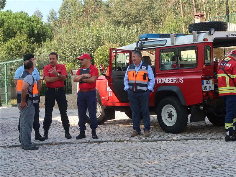 Aldeia da Barrenta foi cenário de evacuação