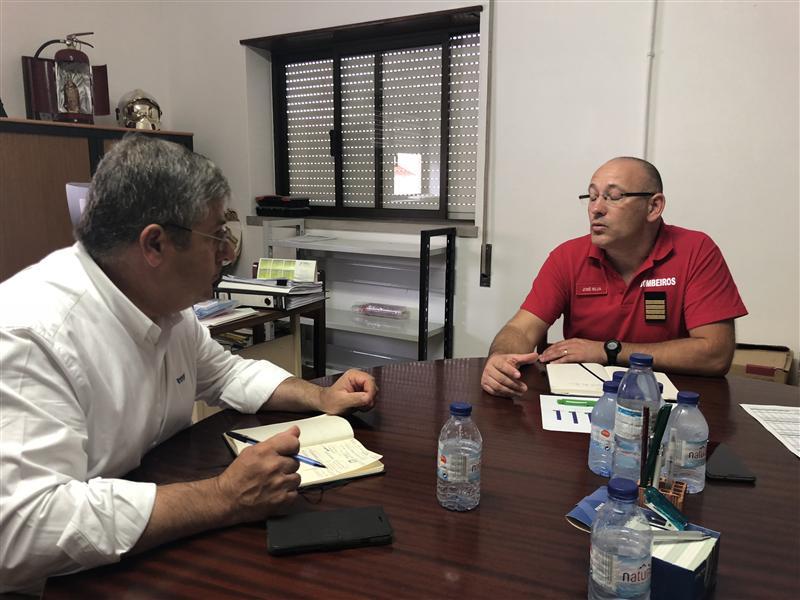 Visita às três corporações de Bombeiros do Concelho de Porto de Mós