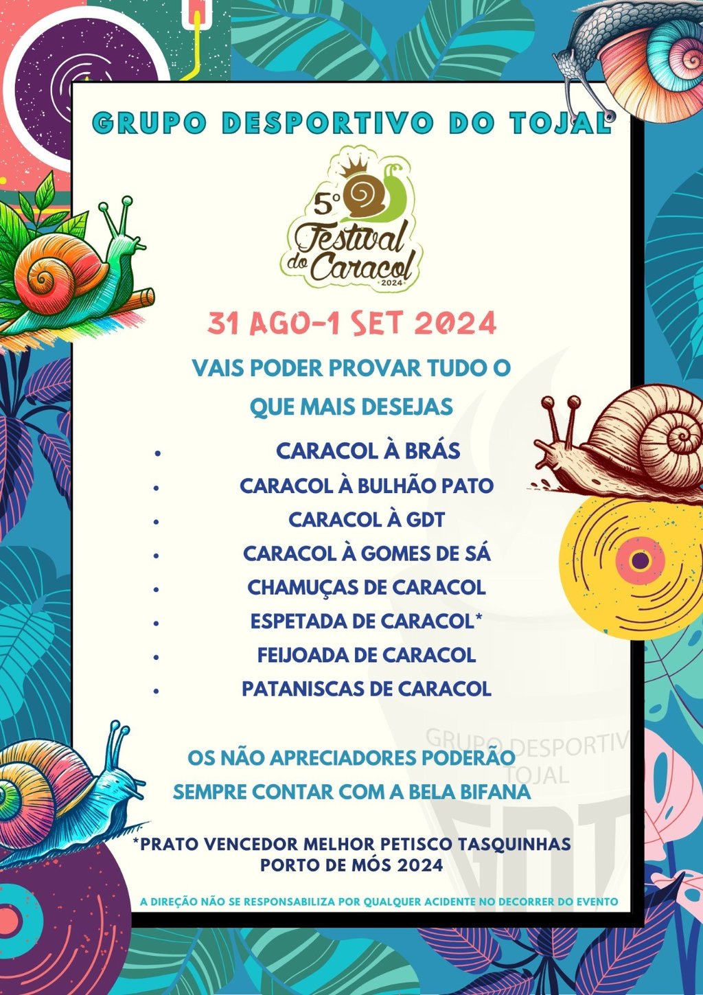 Ementa Festival do Caracol