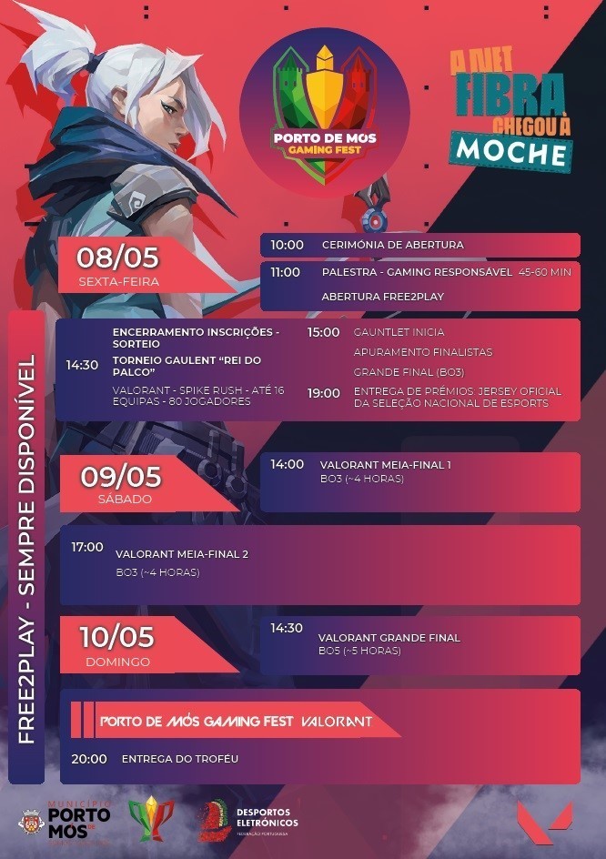 Cartaz Porto de M&oacute;s Gaming Fest