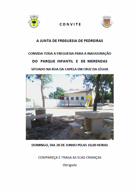 Inauguração Parque Infantil