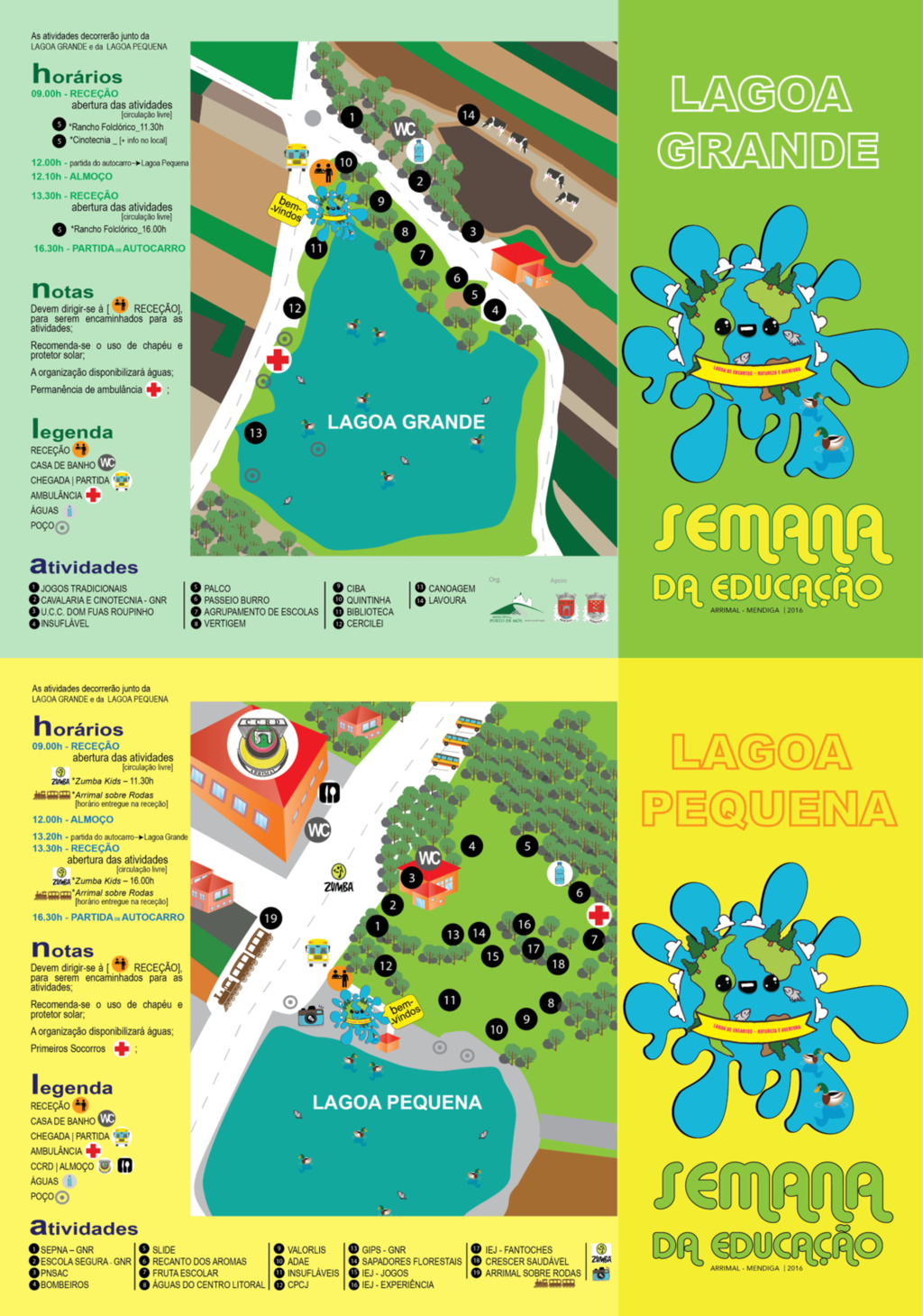 Mapa Semana da Educação 2016